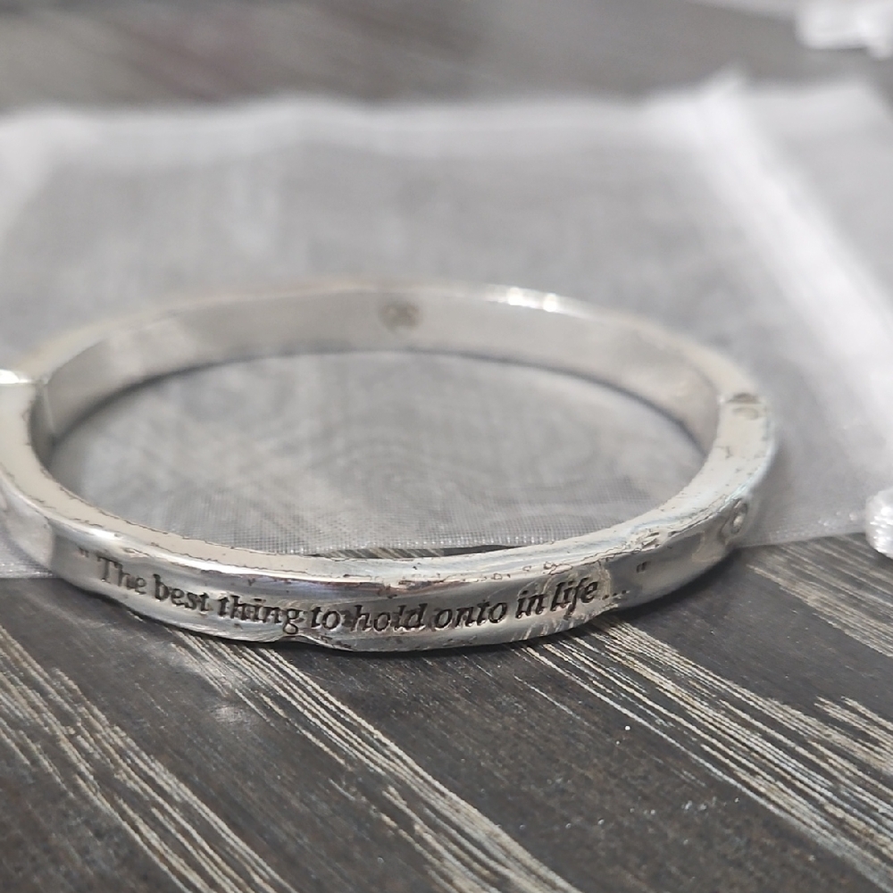 Brighton Silver Hinged Bracelet